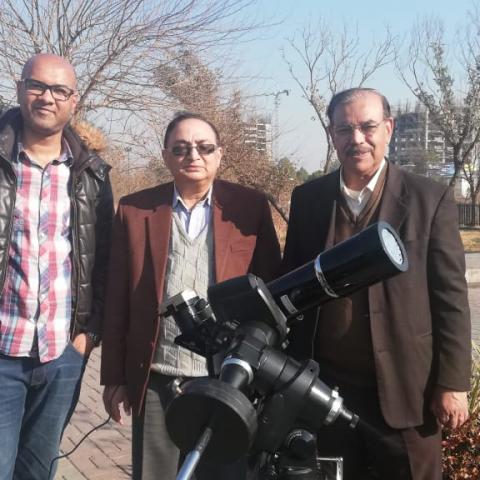 Left to right: Ahmed Rizwan Khan, Dr Farrukh Shahzad, Saif Ul Islam Qureshi