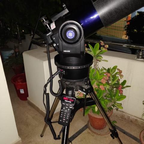 Dr Farrukh Shahzad joins us in spirit with his Meade ETX 125
